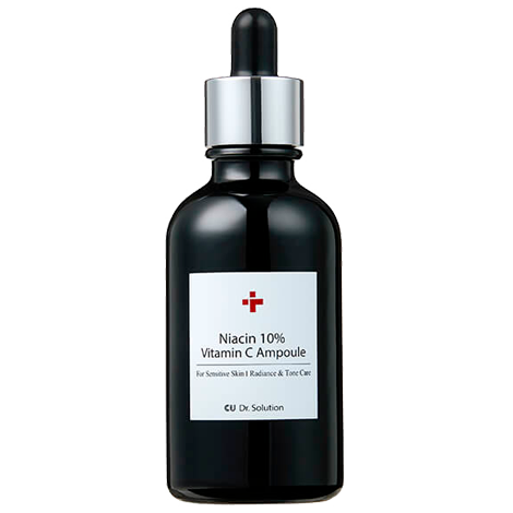 Ампула з ніацинамідом 10% та вітаміном С CuSkin Dr. Solution Niacin 10% Vitamin C Ampoule 50 мл