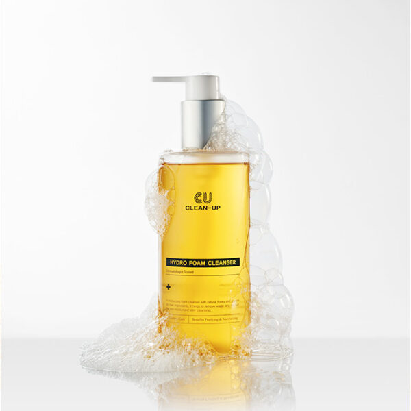 Текстура пінки CuSkin Clean-Up Hydro Foam Cleanser 250 мл