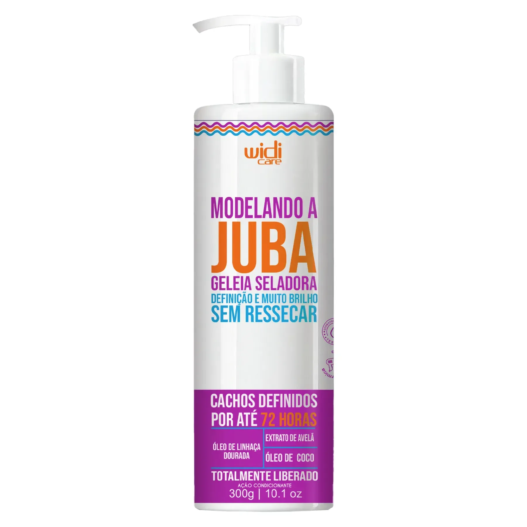 Моделюючий гель-желе Widi Care Modelando a Juba для кучерявого волосся 300 г Моделюючий гель-желе Widi Care Modelando a Juba для кучерявого волосся 300 г