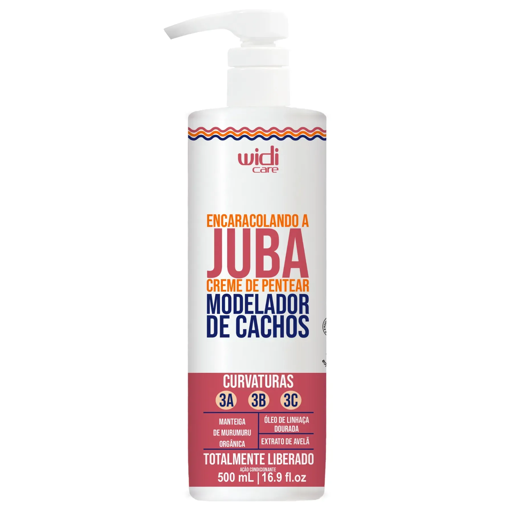 Моделюючий крем для локонів Widi Care Encaracolando a Juba Creme de Pentear 500 мл Моделюючий крем для локонів Widi Care Encaracolando a Juba Creme de Pentear 500 мл